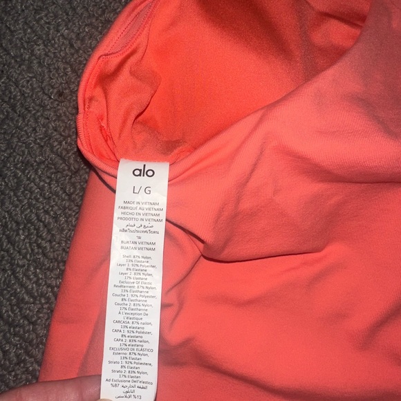 ALO Yoga Orange Tank Top - Picture 4 of 4